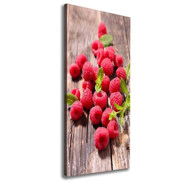 Wall art canvas large Raspberries