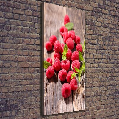 Wall art canvas large Raspberries