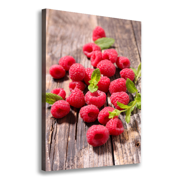 Wall art canvas large Raspberries