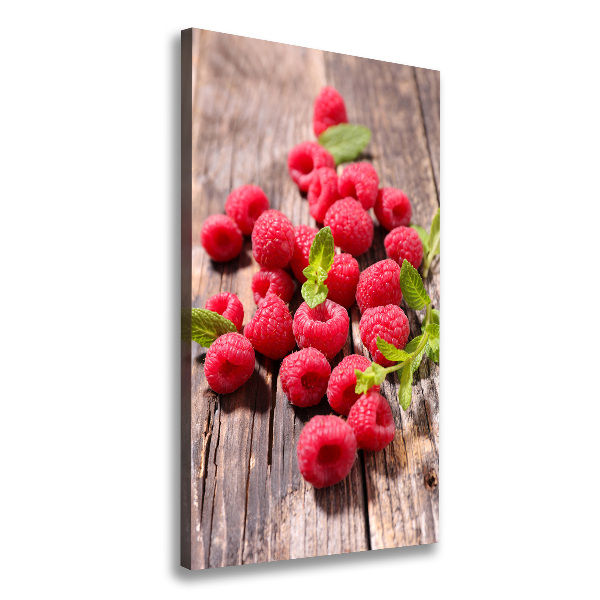 Wall art canvas large Raspberries