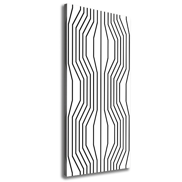 Canvas wall art Geometric lines