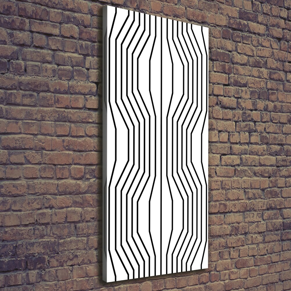 Canvas wall art Geometric lines