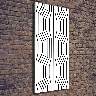 Canvas wall art Geometric lines