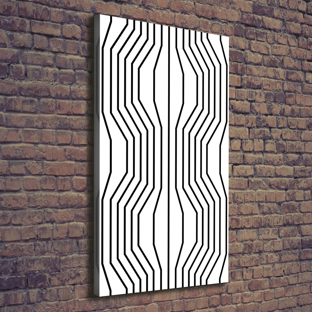 Canvas wall art Geometric lines