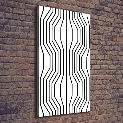 Canvas wall art Geometric lines