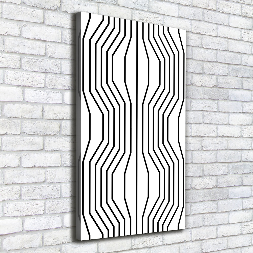 Canvas wall art Geometric lines