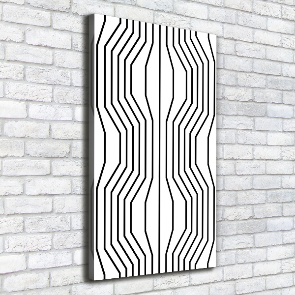 Canvas wall art Geometric lines