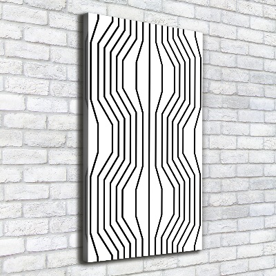 Canvas wall art Geometric lines