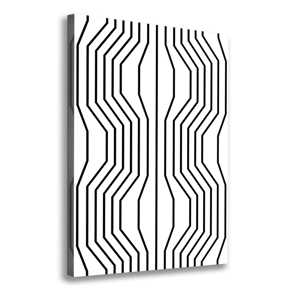 Canvas wall art Geometric lines