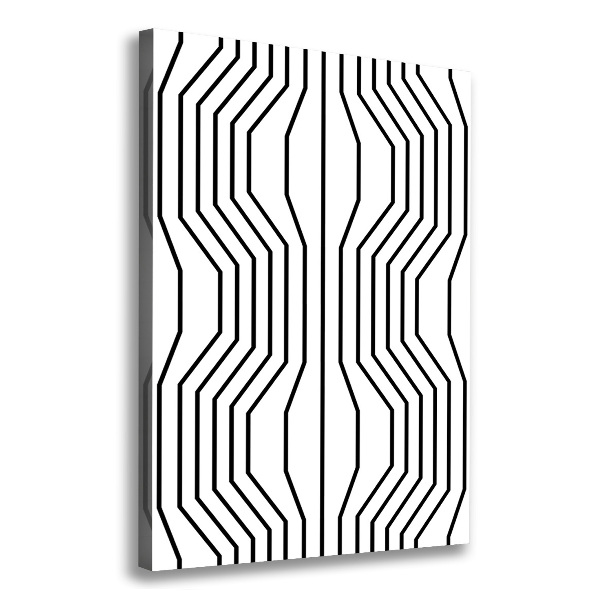 Canvas wall art Geometric lines