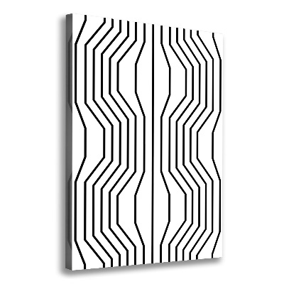 Canvas wall art Geometric lines