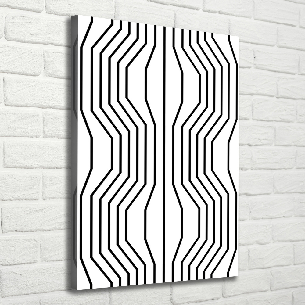 Canvas wall art Geometric lines