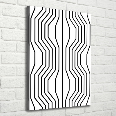 Canvas wall art Geometric lines