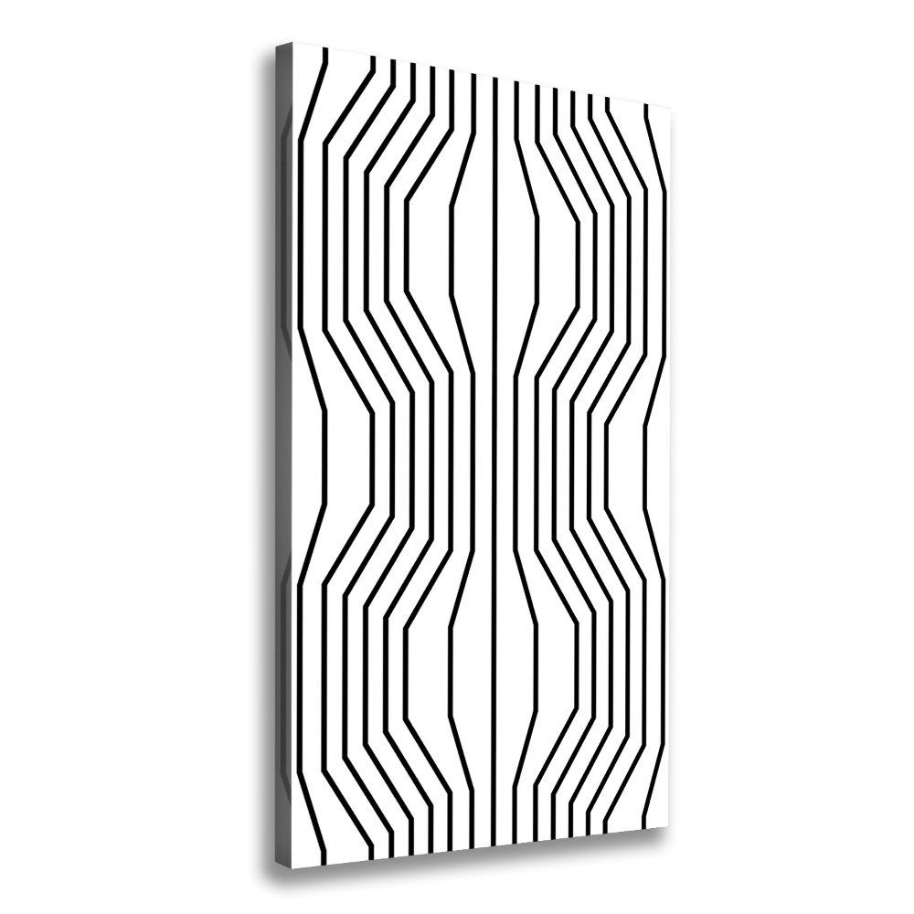 Canvas wall art Geometric lines