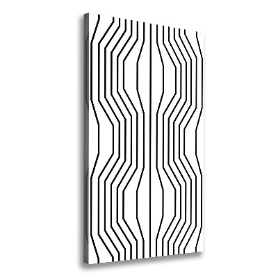 Canvas wall art Geometric lines