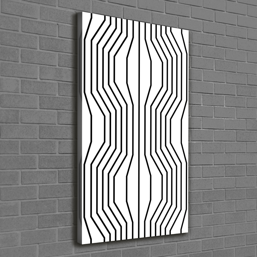 Canvas wall art Geometric lines