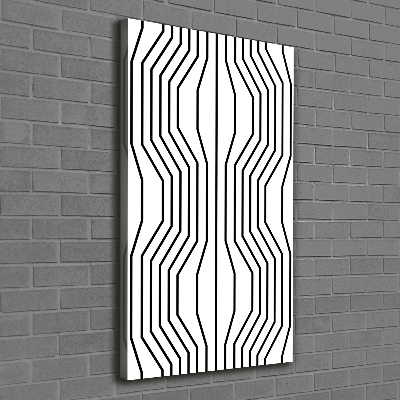 Canvas wall art Geometric lines