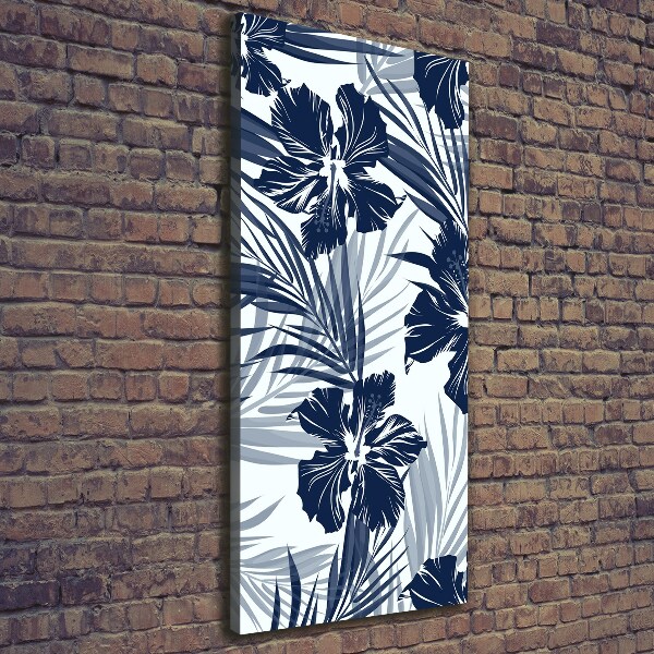 Canvas print Tropical flowers