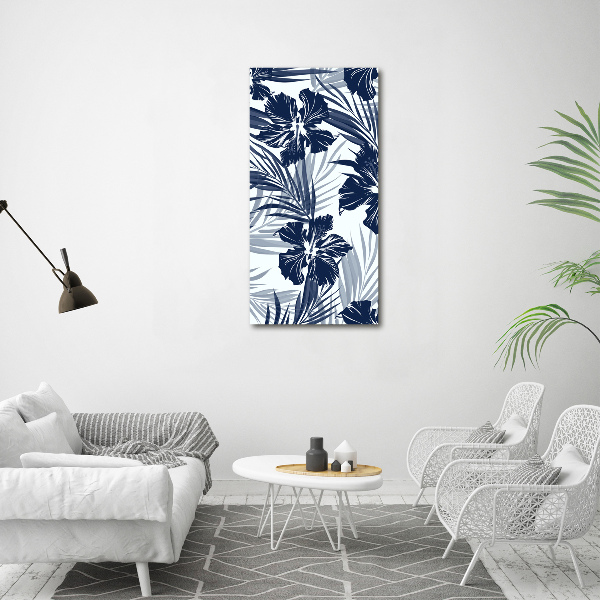 Canvas print Tropical flowers