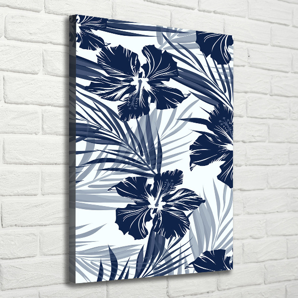 Canvas print Tropical flowers