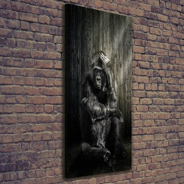 Canvas wall art Gorilla