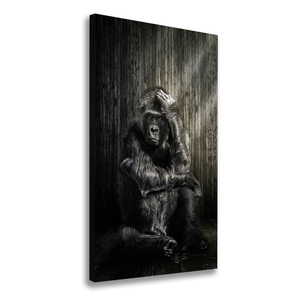 Canvas wall art Gorilla