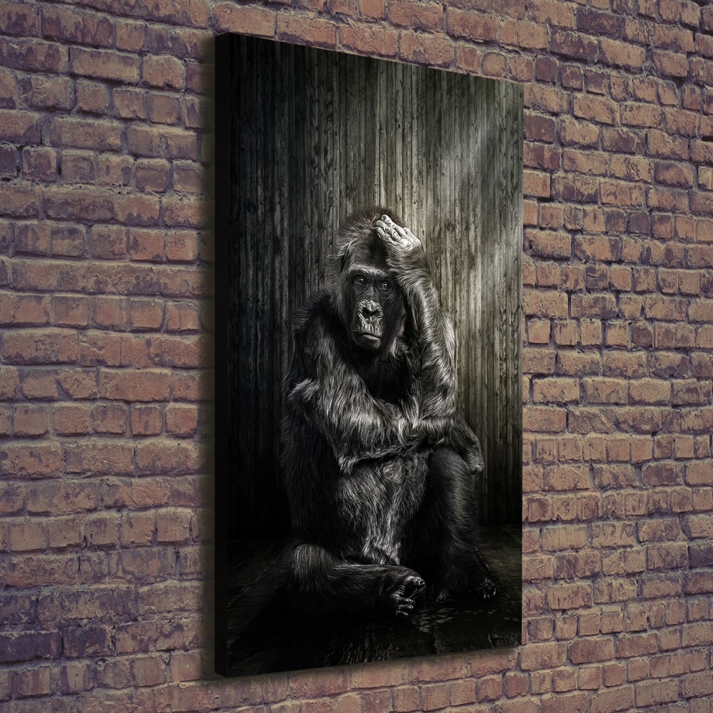 Canvas wall art Gorilla