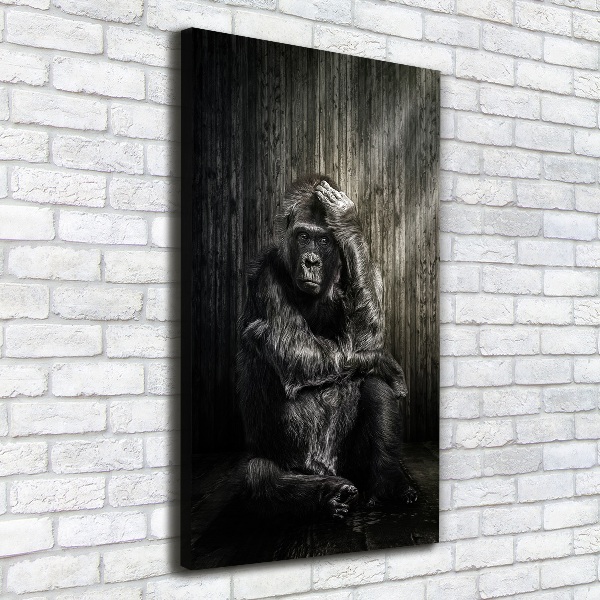 Canvas wall art Gorilla