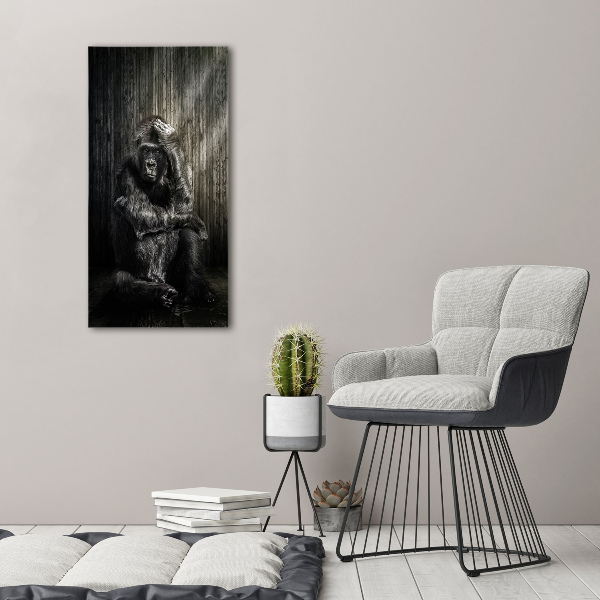 Canvas wall art Gorilla