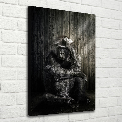 Canvas wall art Gorilla