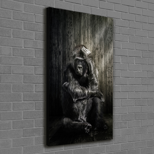 Canvas wall art Gorilla