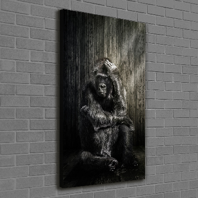 Canvas wall art Gorilla