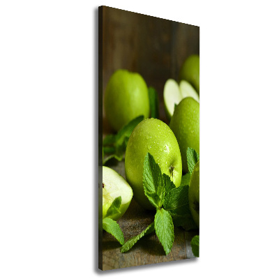 Canvas wall art Green apples