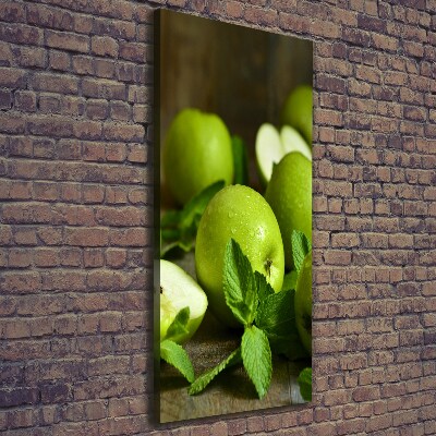 Canvas wall art Green apples