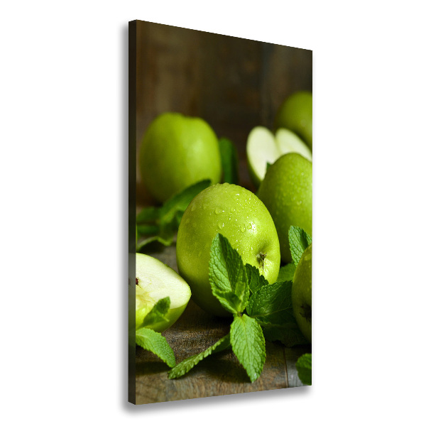 Canvas wall art Green apples