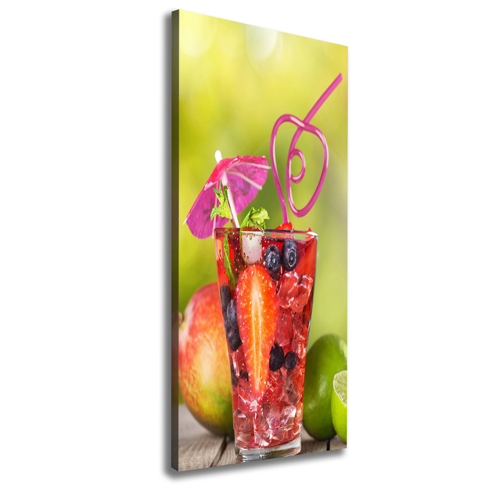 Canvas wall art Fruit cocktail