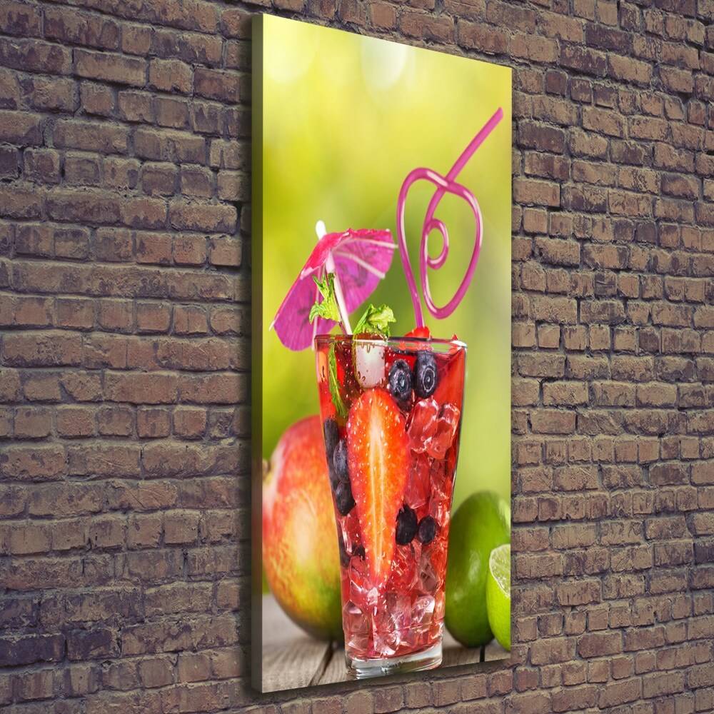 Canvas wall art Fruit cocktail