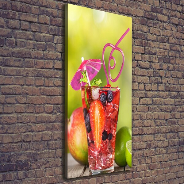 Canvas wall art Fruit cocktail