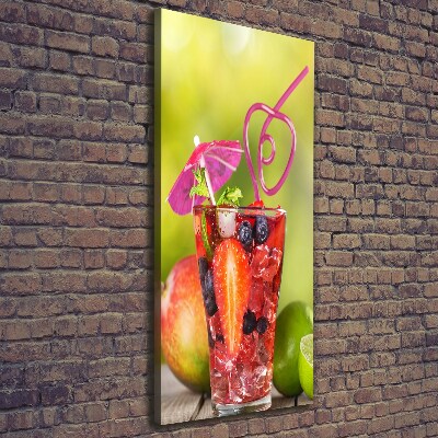 Canvas wall art Fruit cocktail