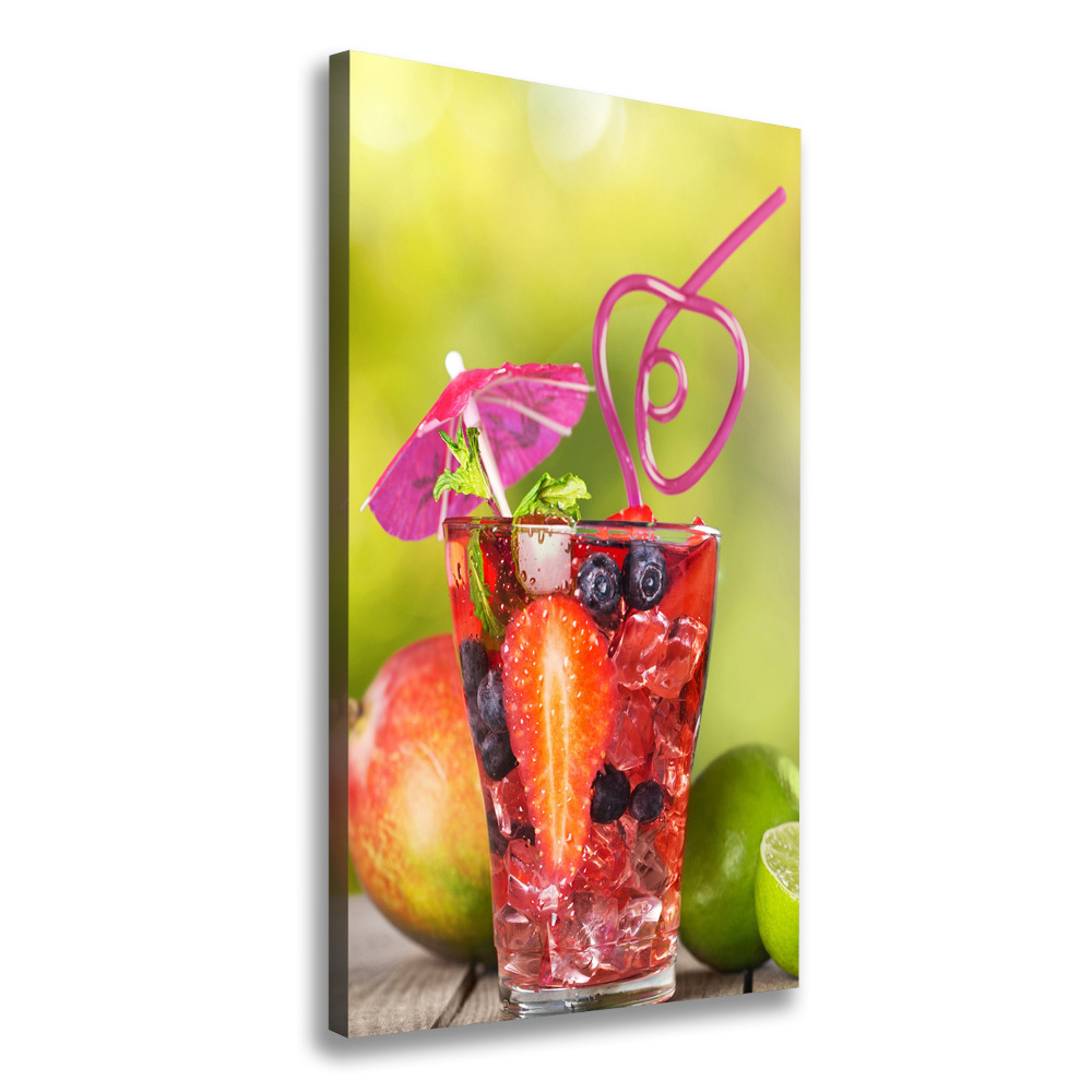 Canvas wall art Fruit cocktail