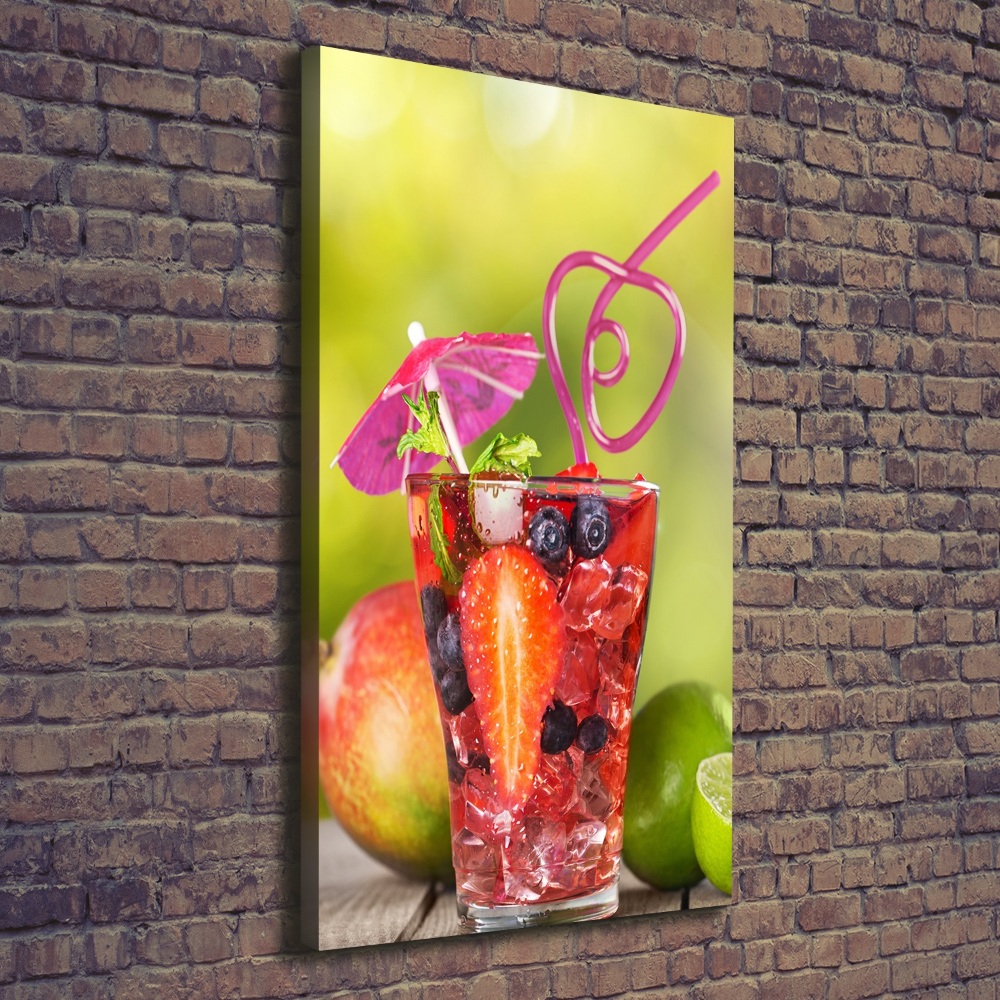 Canvas wall art Fruit cocktail