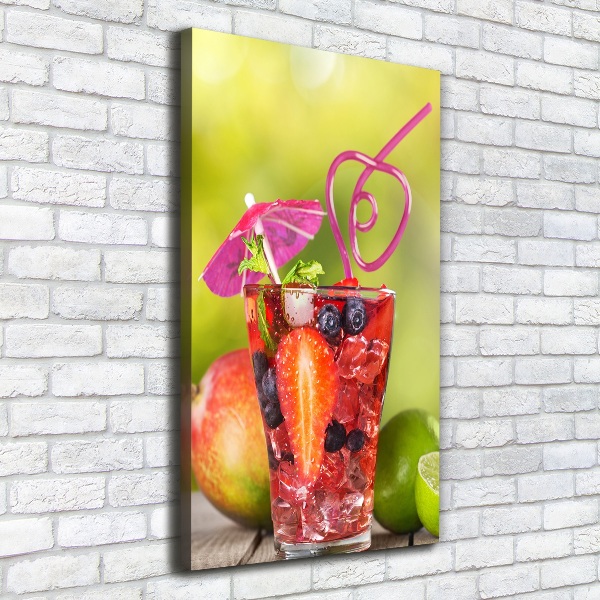 Canvas wall art Fruit cocktail