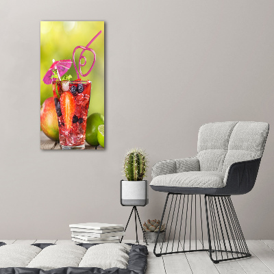 Canvas wall art Fruit cocktail