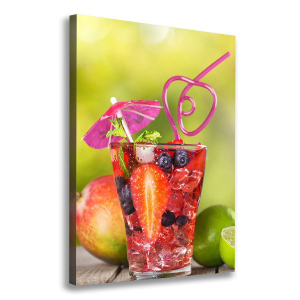 Canvas wall art Fruit cocktail