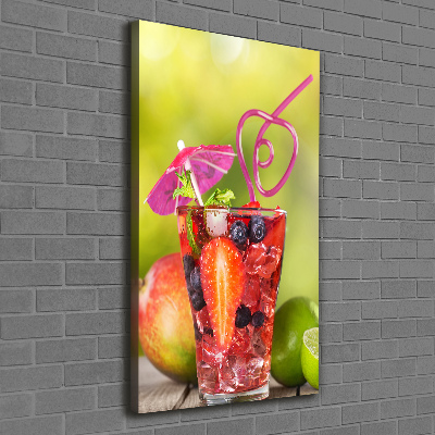 Canvas wall art Fruit cocktail