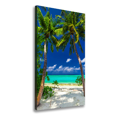 Large canvas wall art Tropical beach