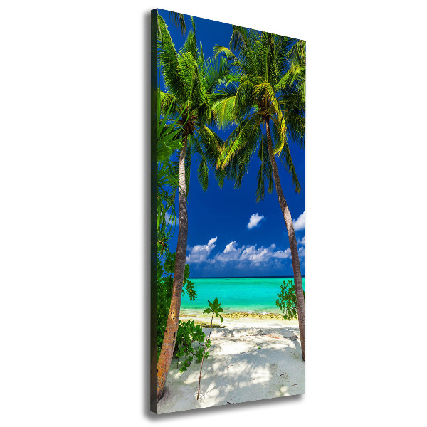 Large canvas wall art Tropical beach