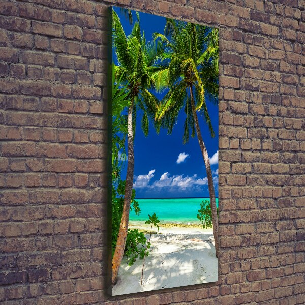 Large canvas wall art Tropical beach