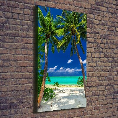 Large canvas wall art Tropical beach