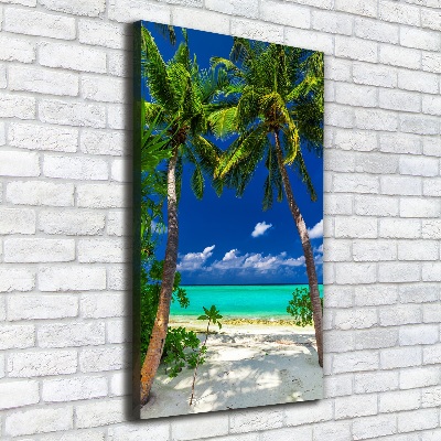 Large canvas wall art Tropical beach